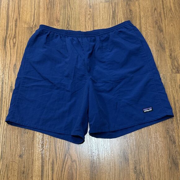 Patagonia Swim Trunks Mens XL Baggies Shorts Blue Mesh Lined 58032 Stretch - Picture 1 of 9